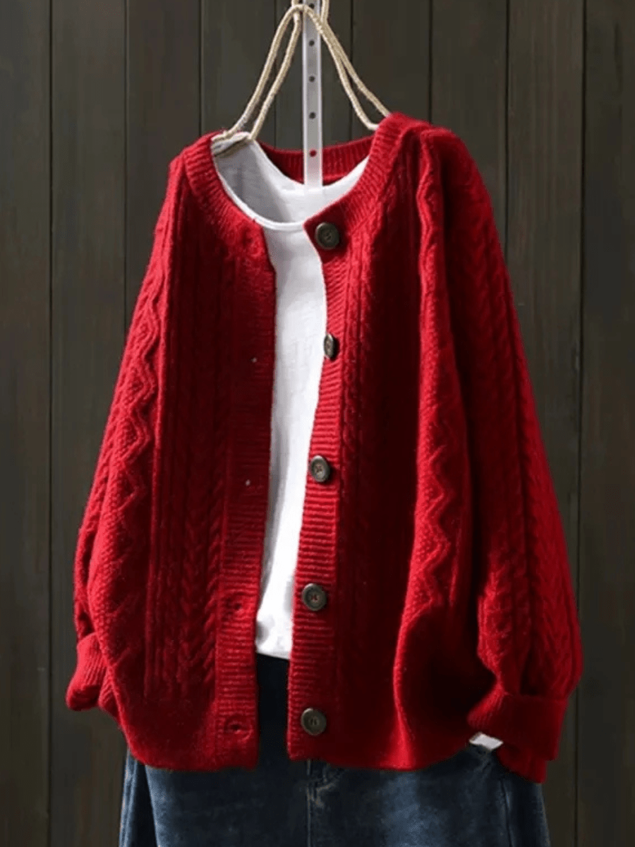 Lorenza | Cable Knit Cardigan