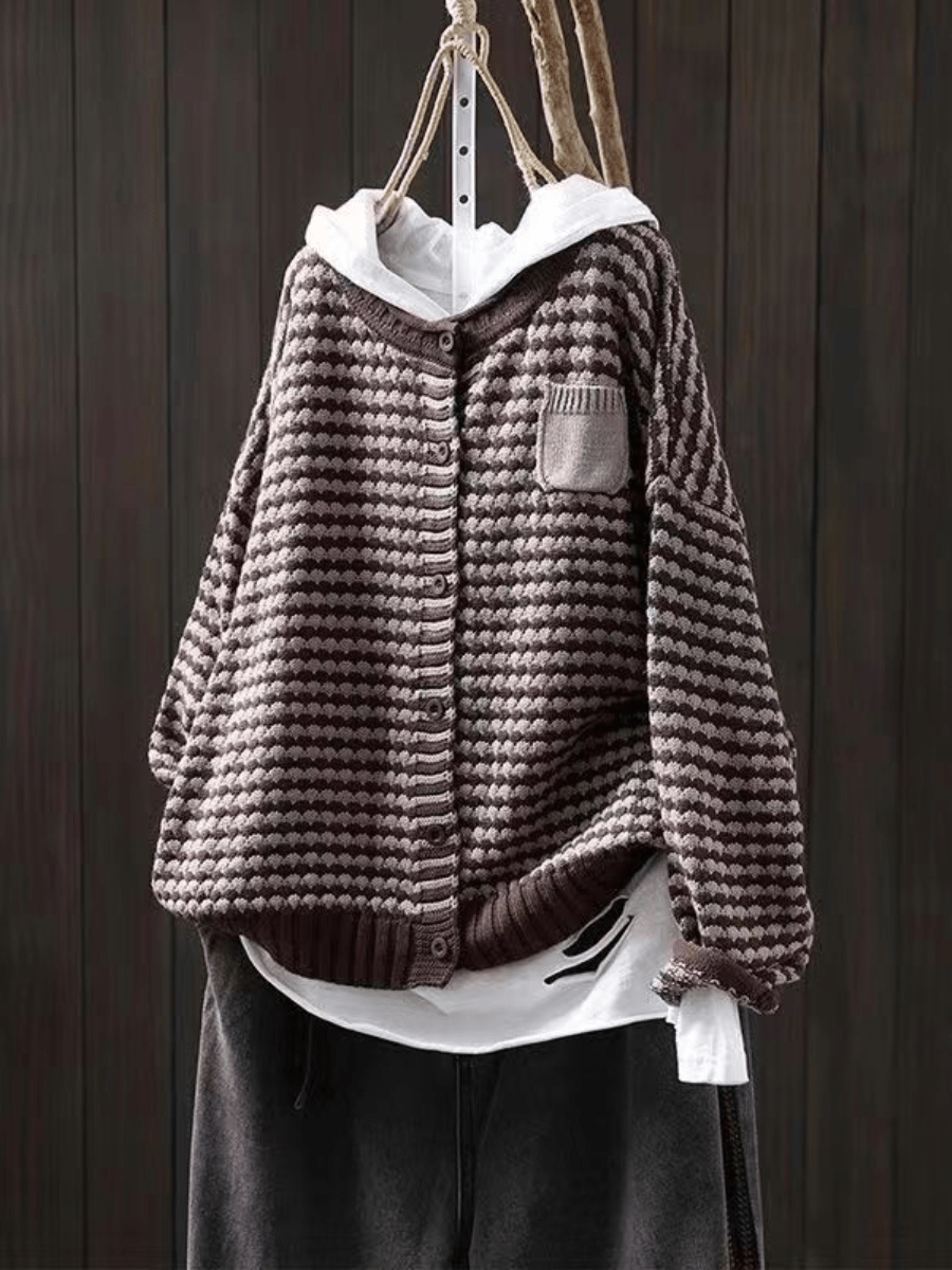 Seliora | Textured Knit Cardigan