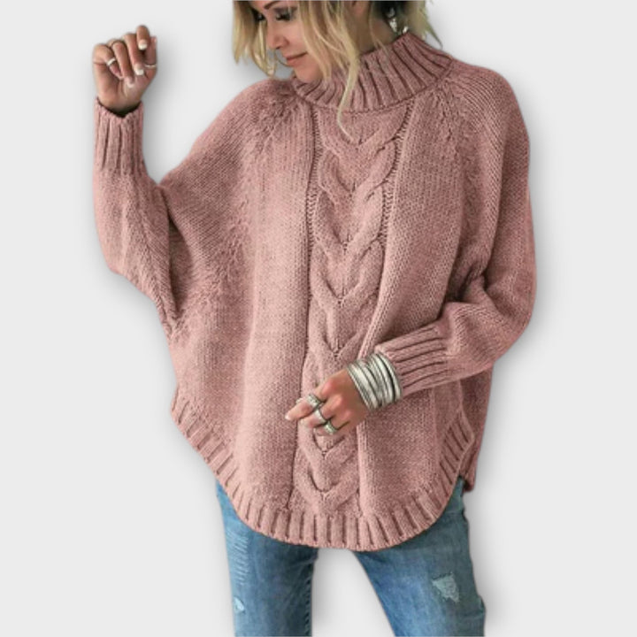 Elysian | Knitted Sweater with Cable Pattern