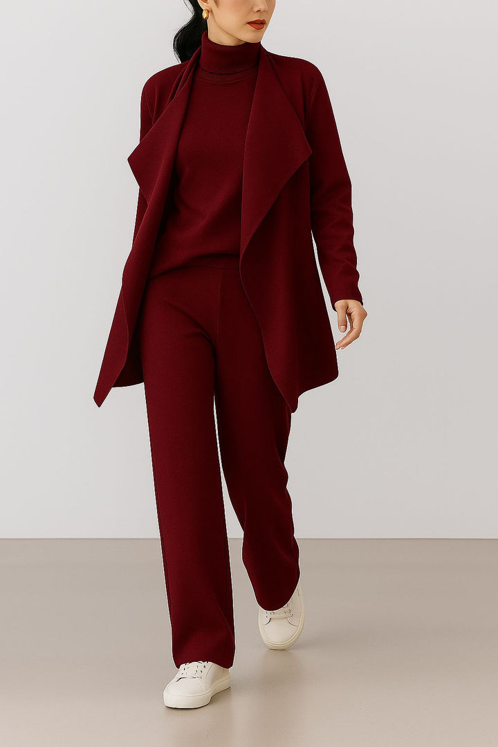 Diana Cardigan, Top & Pants Set