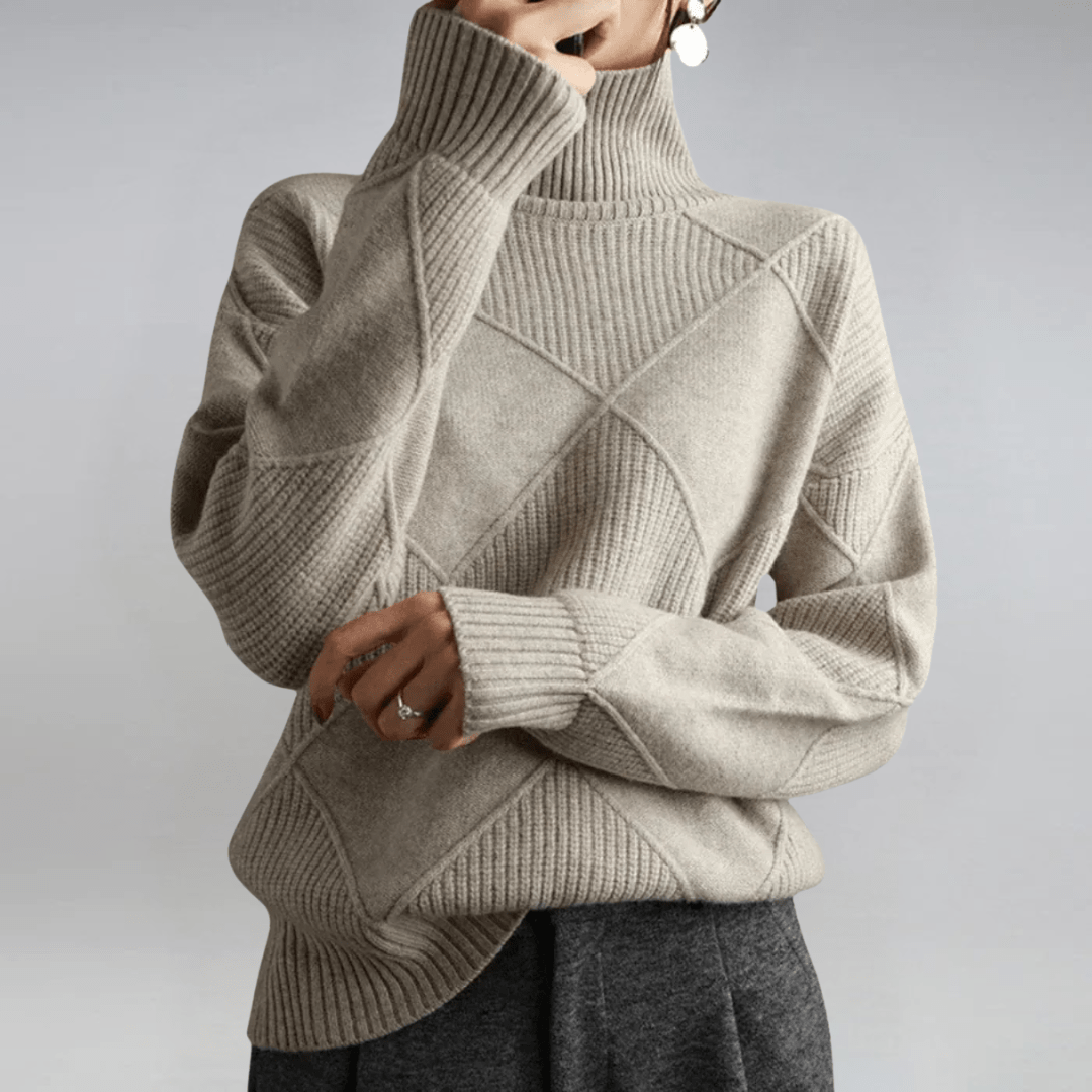 Lauren | Luxe Cashmere Turtleneck Sweater