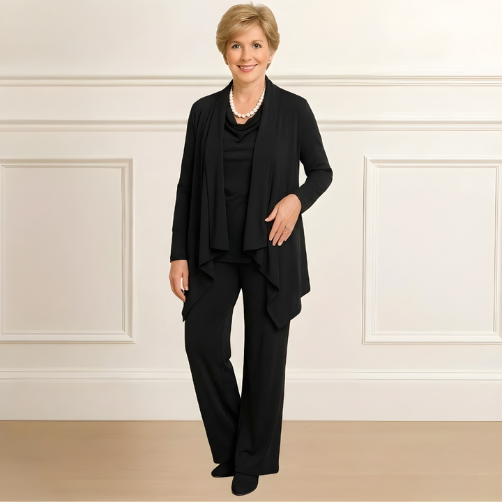 Evelyn Cardigan, Top & Pants Set