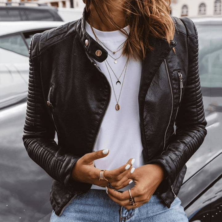 Janet | Genuine Leather Jacket