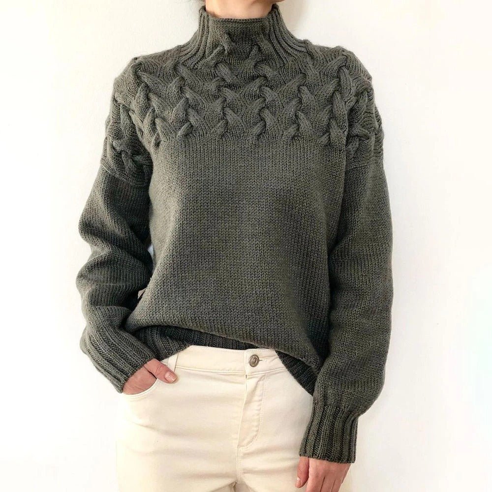 Elena | Warm Knitted Turtleneck