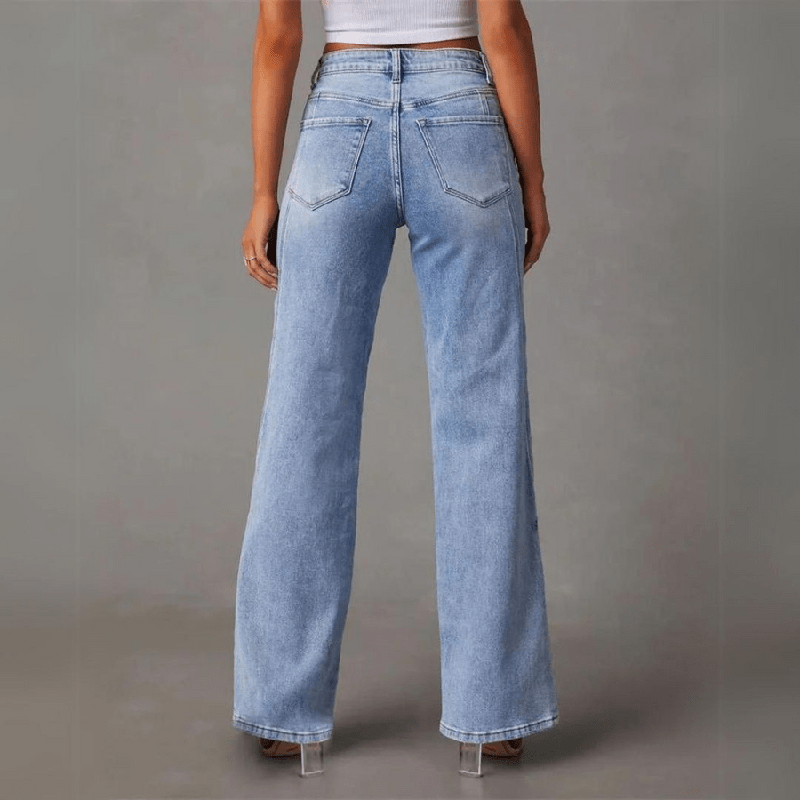 Olivia | High Waisted Wide Leg Jeans