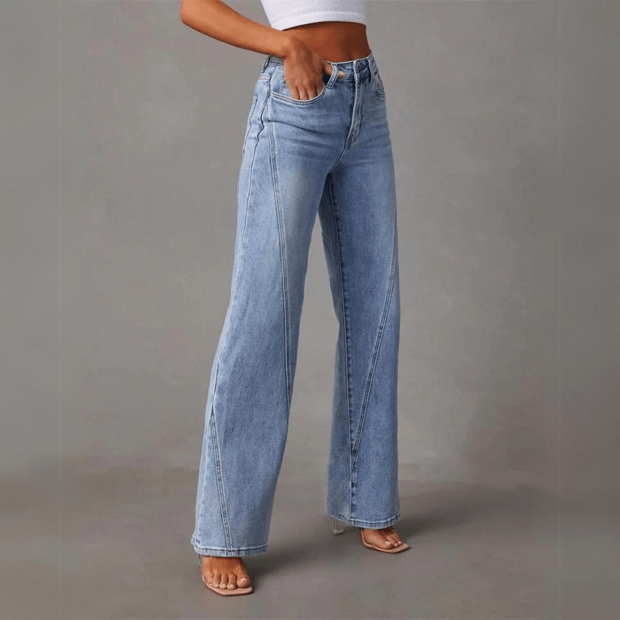 Olivia | High Waisted Wide Leg Jeans