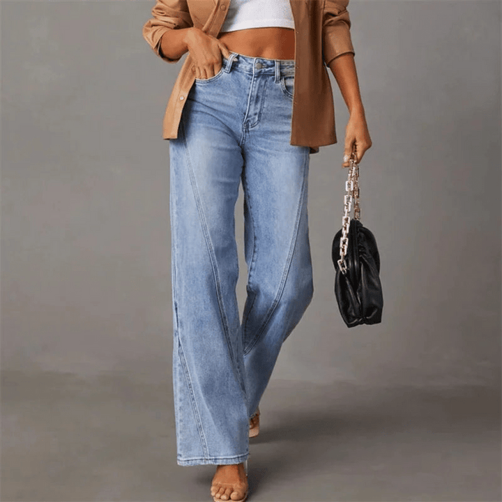 Olivia | High Waisted Wide Leg Jeans