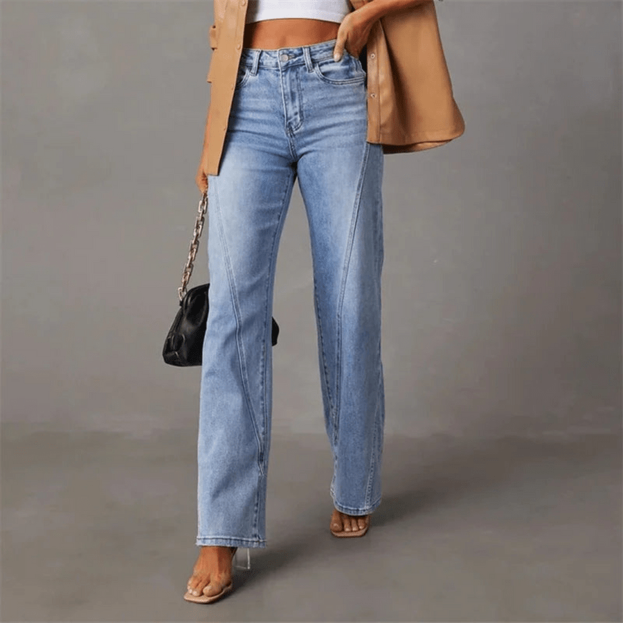 Olivia | High Waisted Wide Leg Jeans