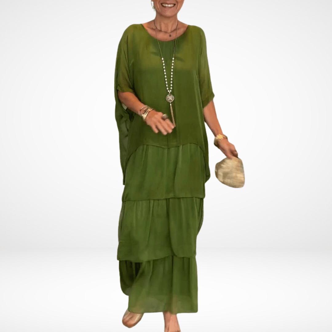 Hylda| Artistic Loose Maxi Dress