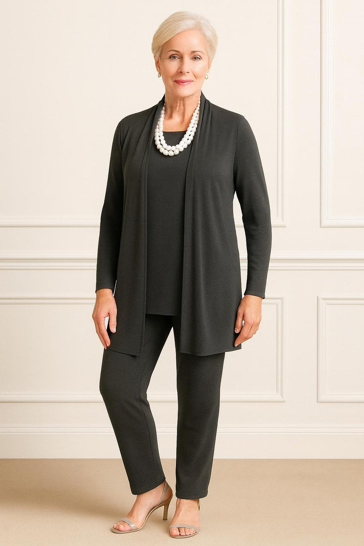 Rosy Cardigan, Top & Pants Set