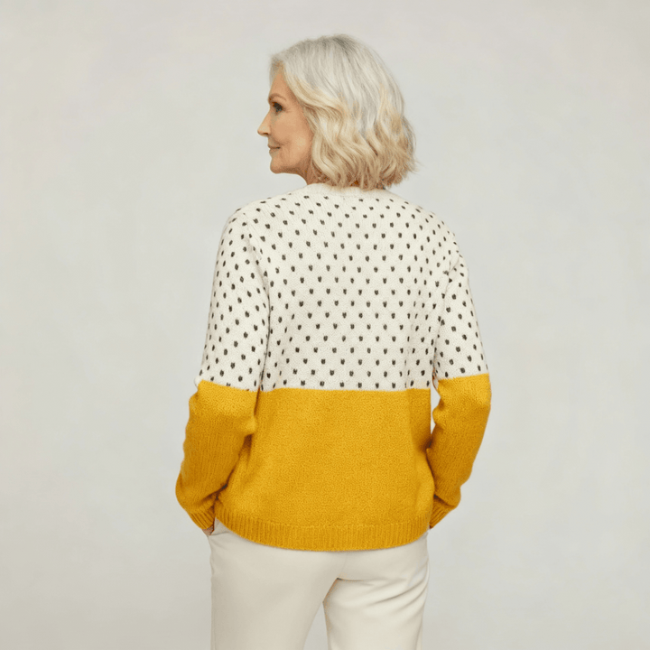 Adeline | Polka Dots Cardigan - Barbara benjamin new york
