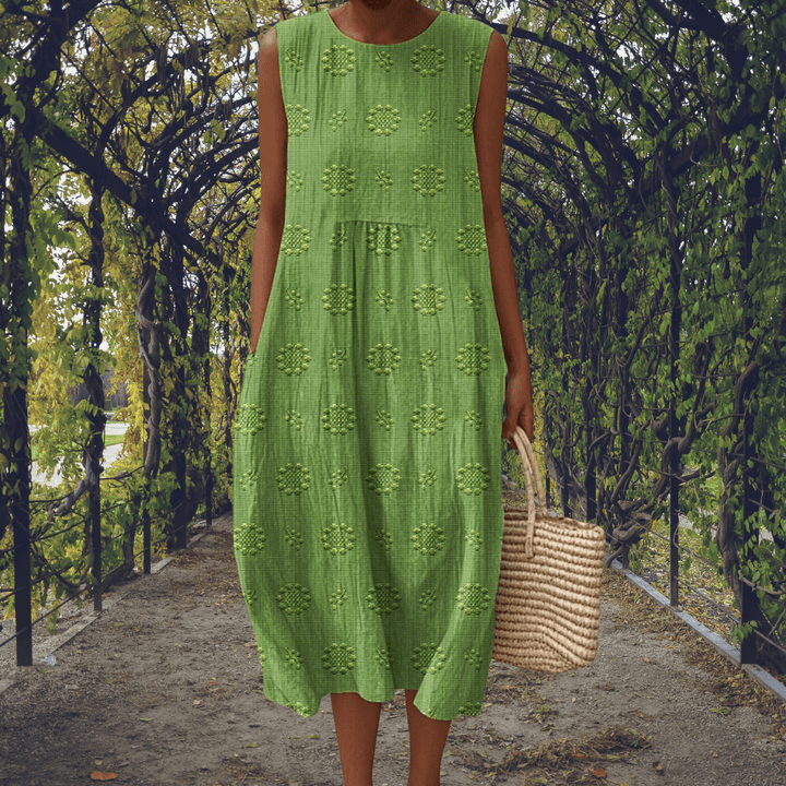 Aikaterini – Elegant sleeveless dress with pockets - Barbara & Late Benjamin