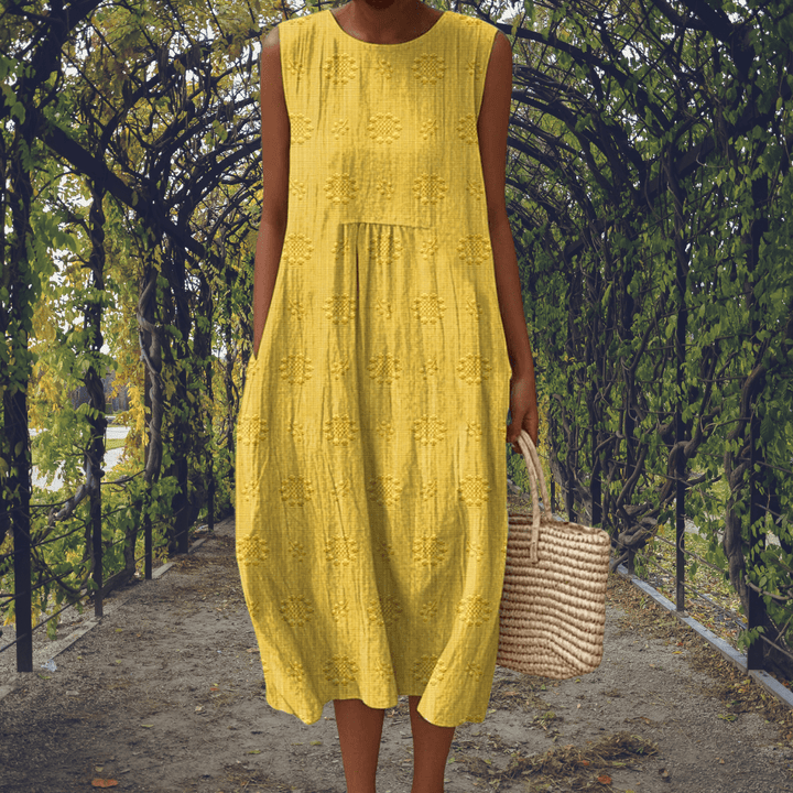 Aikaterini – Elegant sleeveless dress with pockets - Barbara & Late Benjamin