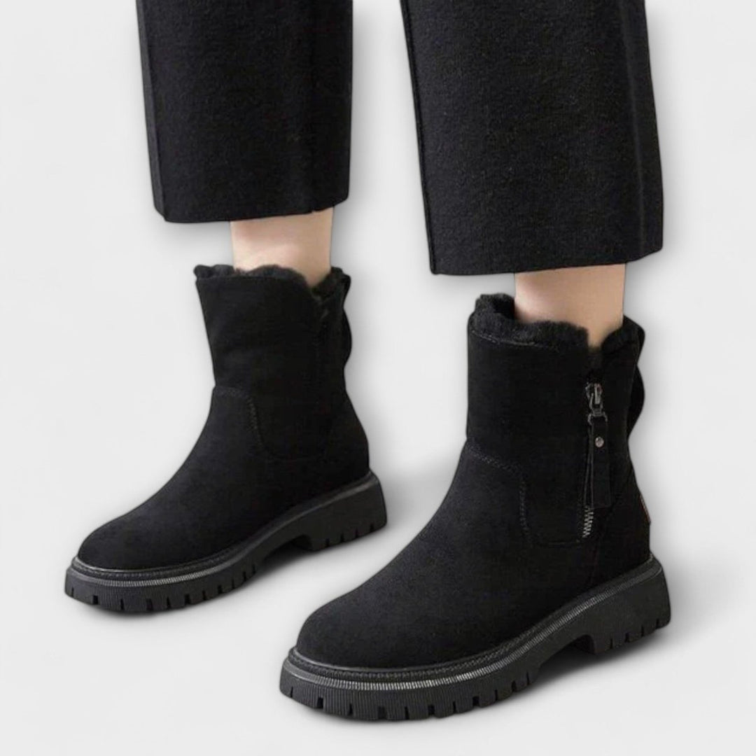 Alwa | Warm winter boots with soft lining - Barbara benjamin new york