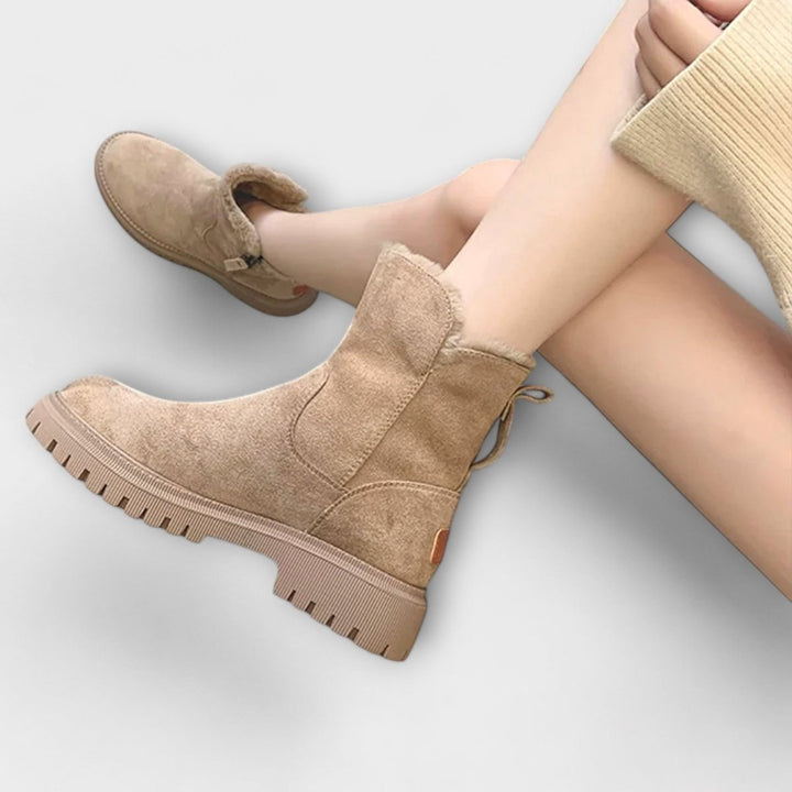 Alwa | Warm winter boots with soft lining - Barbara benjamin new york