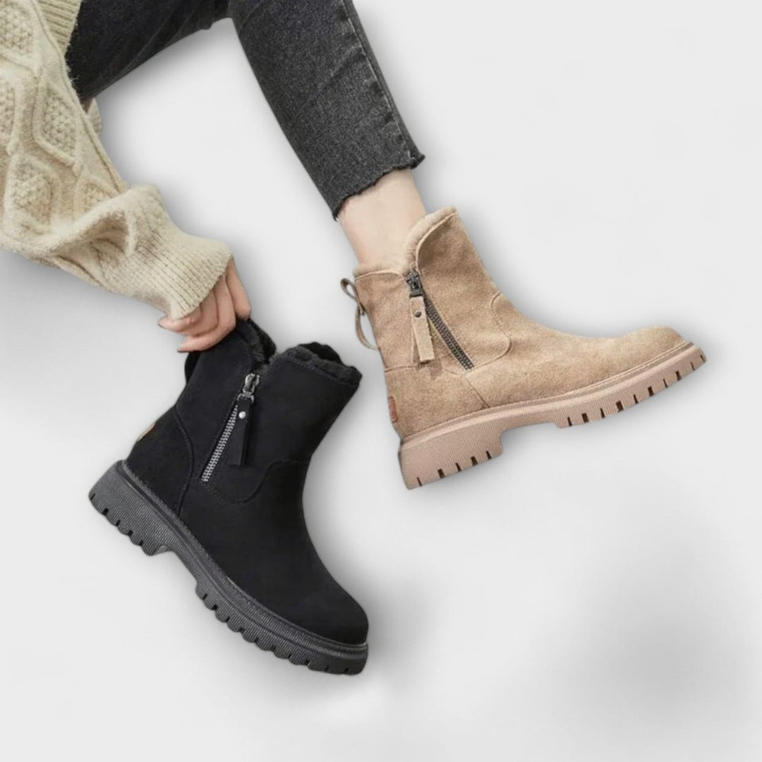 Alwa | Warm winter boots with soft lining - Barbara benjamin new york