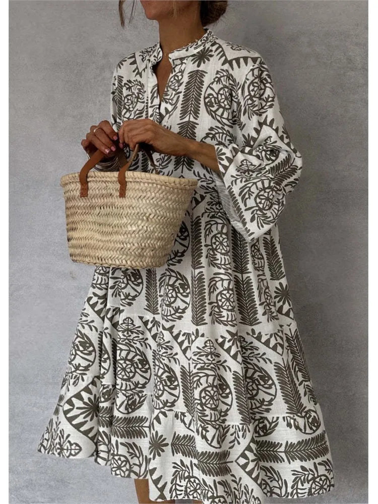 Amaya | Relaxed Tribal Dress - Barbara & Late Benjamin