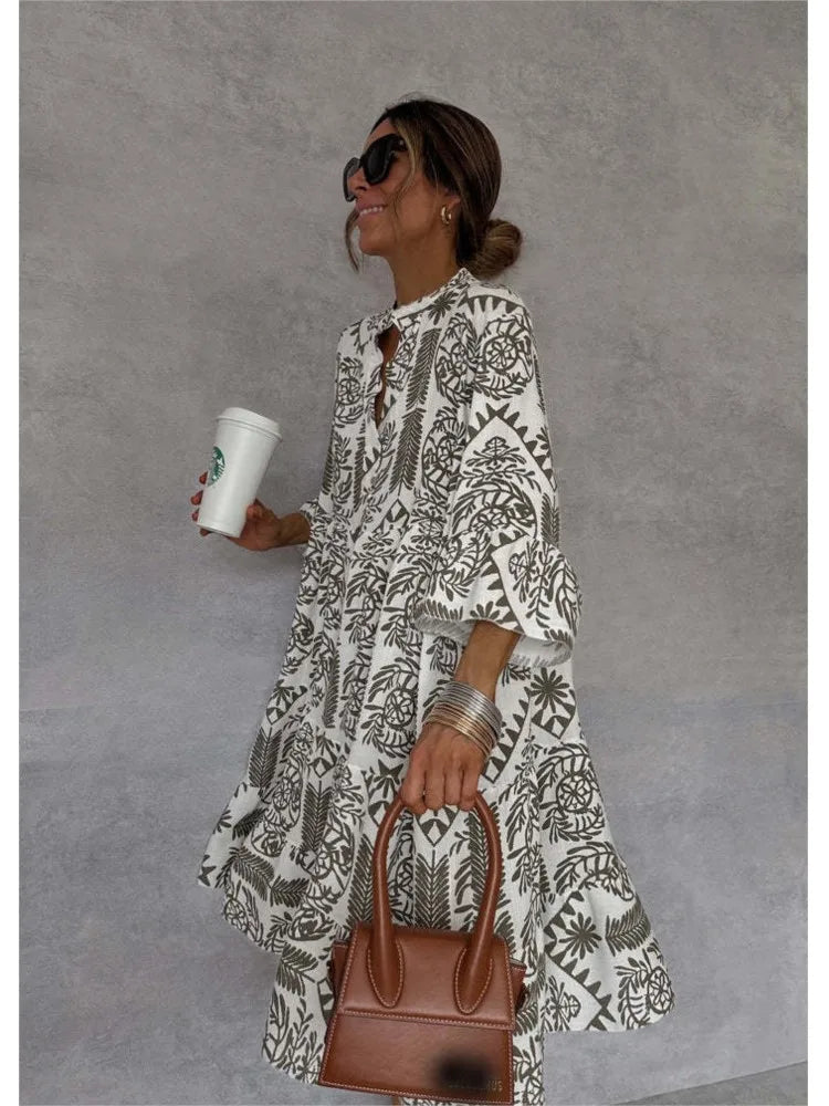 Amaya | Relaxed Tribal Dress - Barbara & Late Benjamin