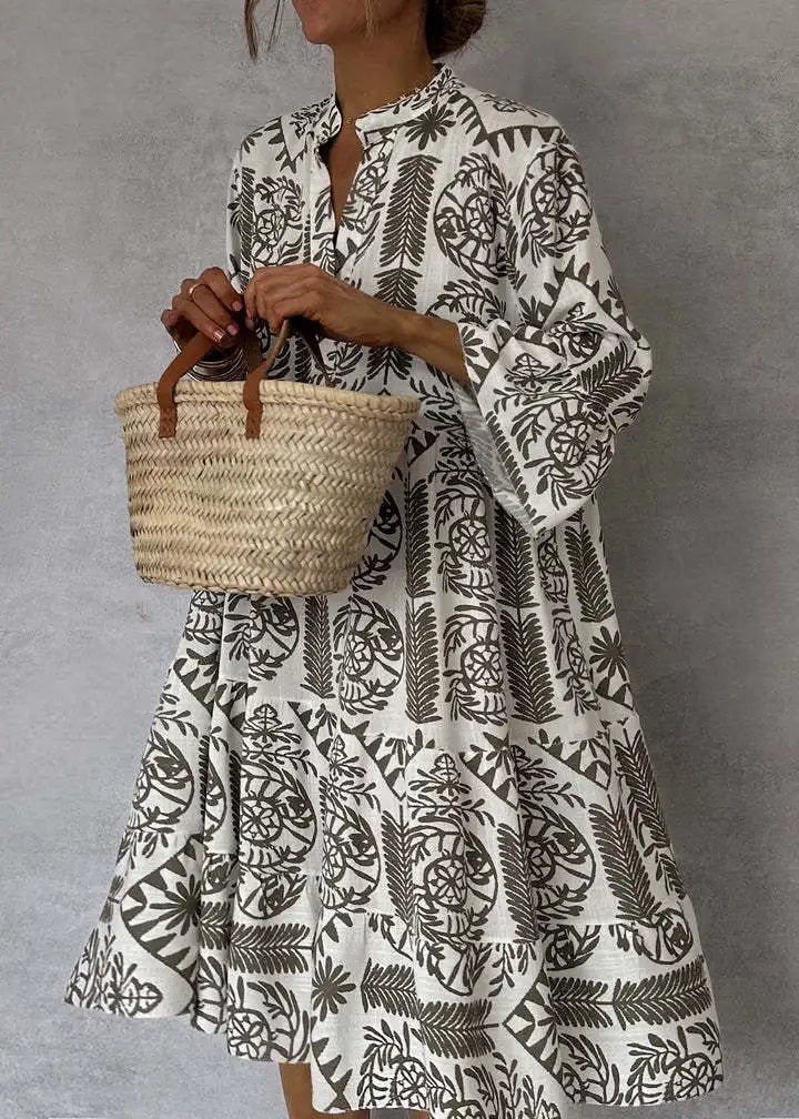 Amaya | Relaxed Tribal Dress - Barbara & Late Benjamin