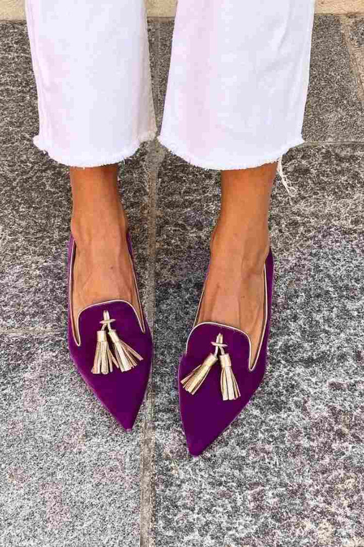 Amelie | Loafer With Elegant Tassels - Barbara benjamin new york