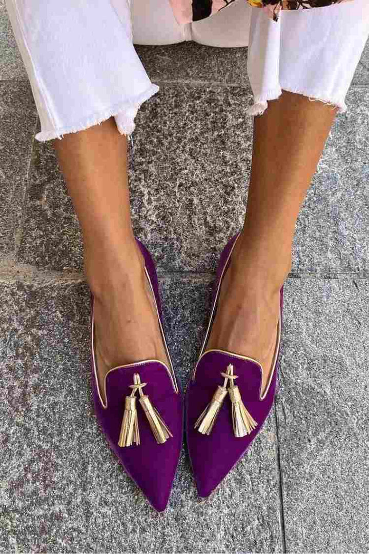 Amelie | Loafer With Elegant Tassels - Barbara benjamin new york