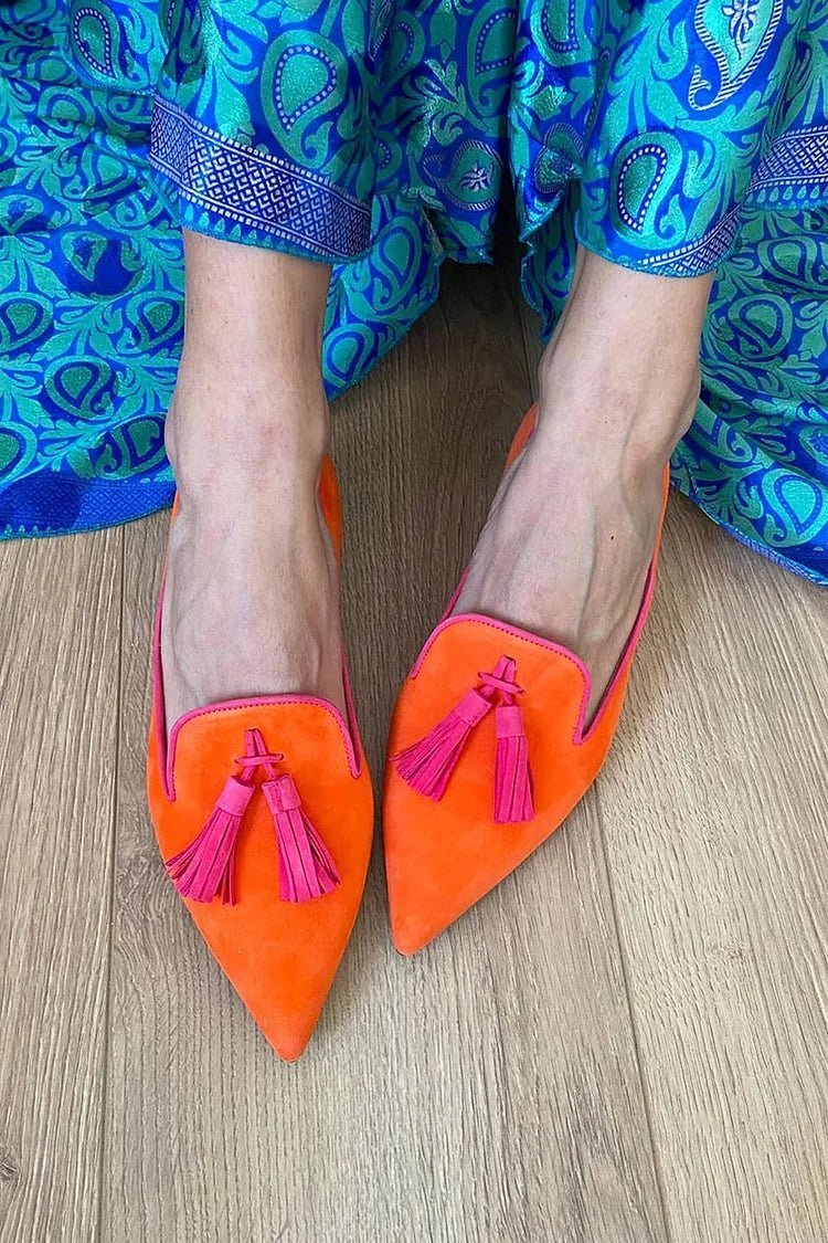 Amelie | Loafer With Elegant Tassels - Barbara benjamin new york