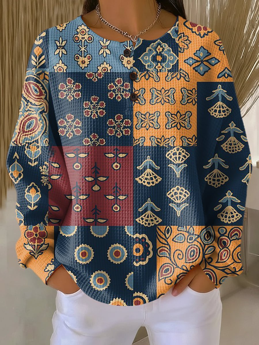 Anika | Winter Jumper with Buttons - Barbara benjamin new york