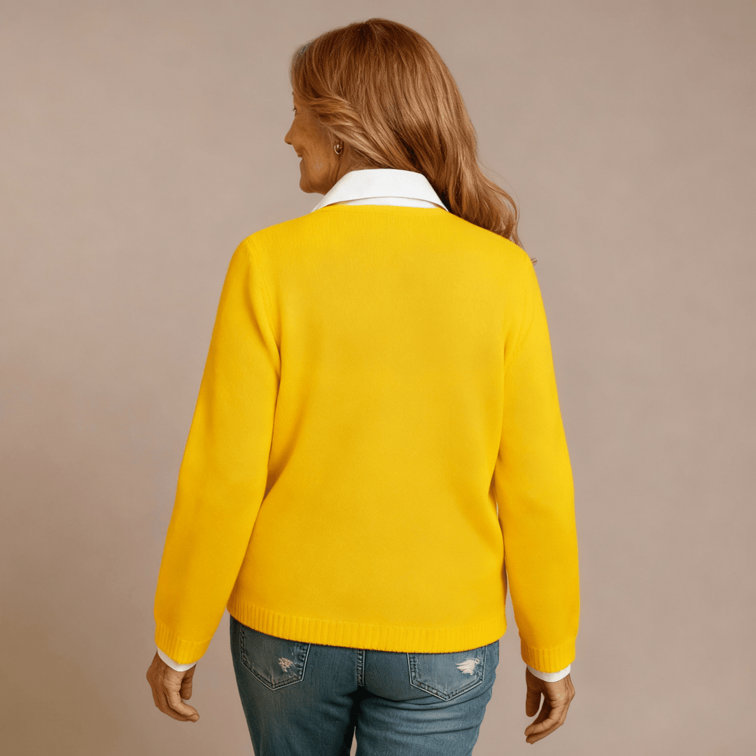 Anna | Art Printed Cardigan - Barbara benjamin new york