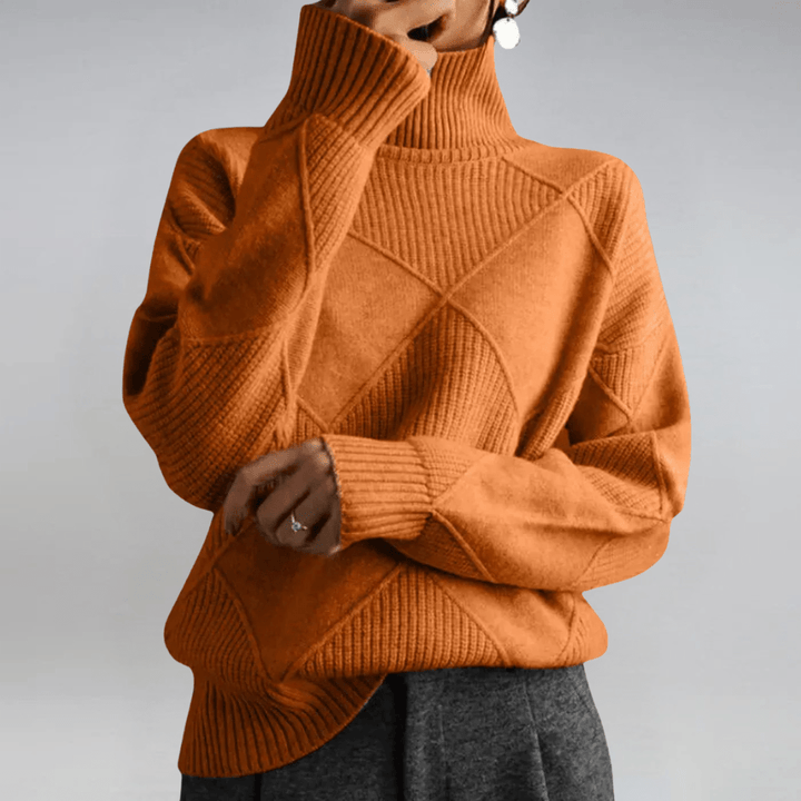 Anne | Luxe Turtleneck Sweater - Barbara benjamin new york