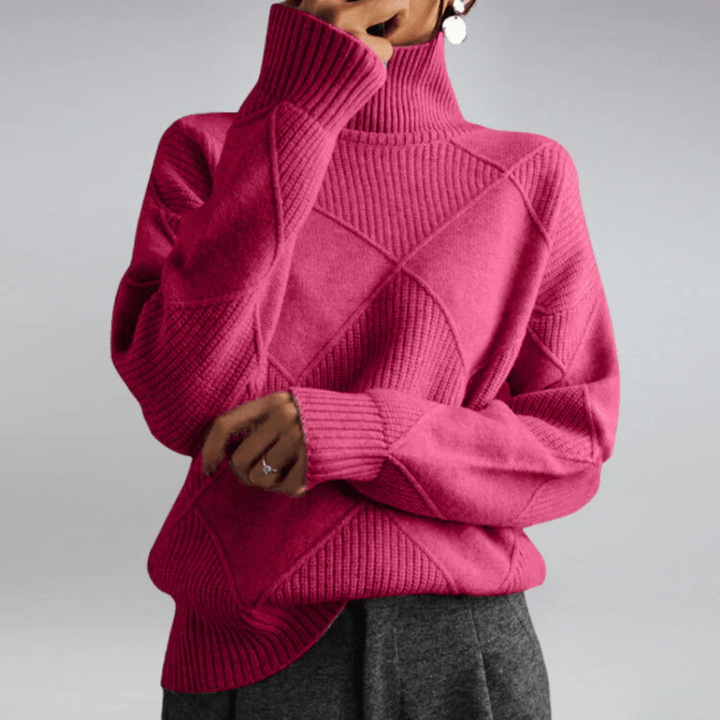 Anne | Luxe Turtleneck Sweater - Barbara benjamin new york