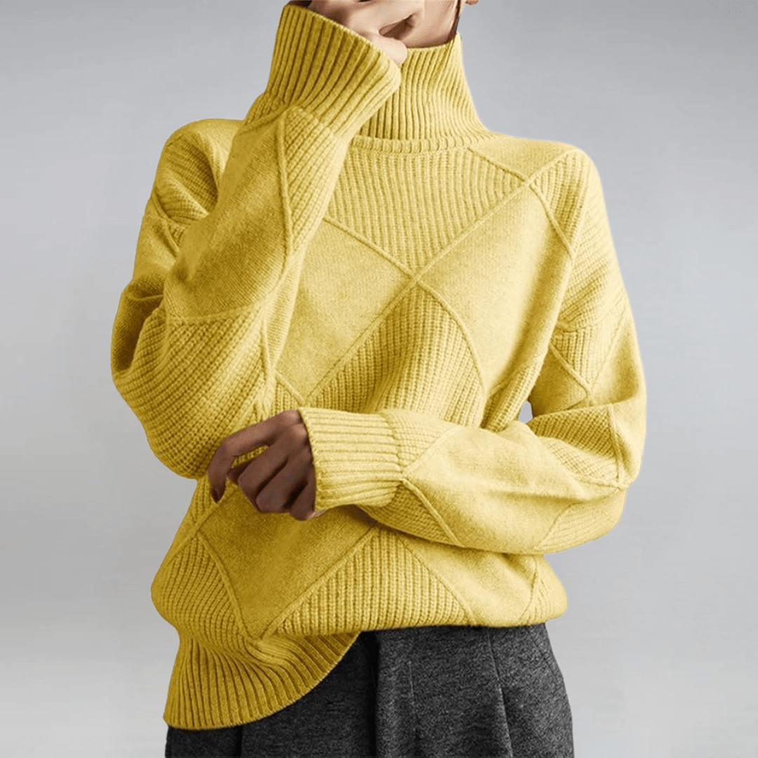 Anne | Luxe Turtleneck Sweater - Barbara benjamin new york