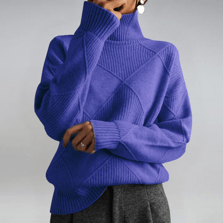 Anne | Luxe Turtleneck Sweater - Barbara benjamin new york