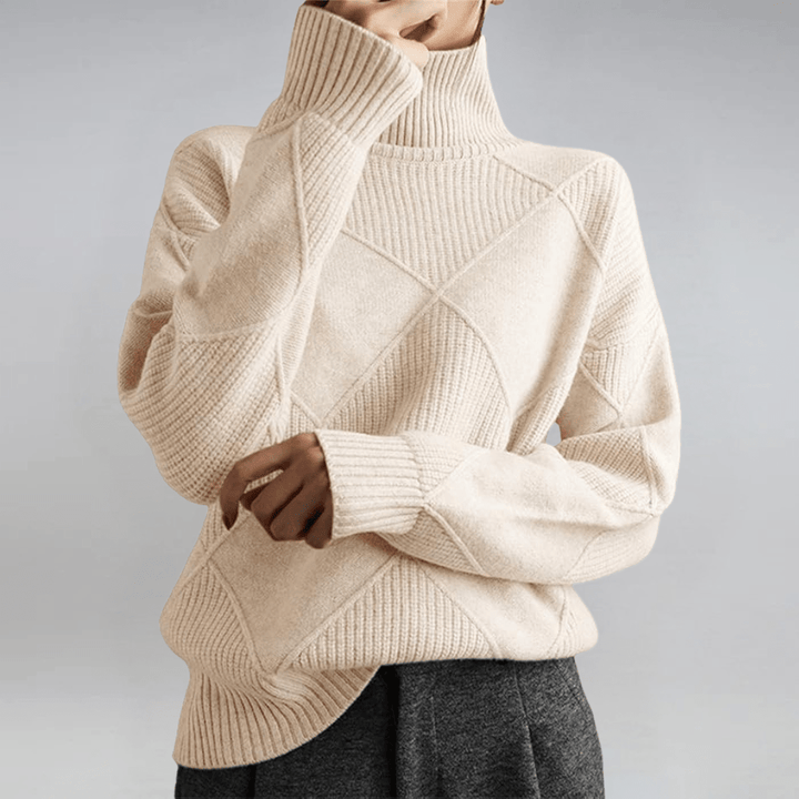 Anne | Luxe Turtleneck Sweater - Barbara benjamin new york