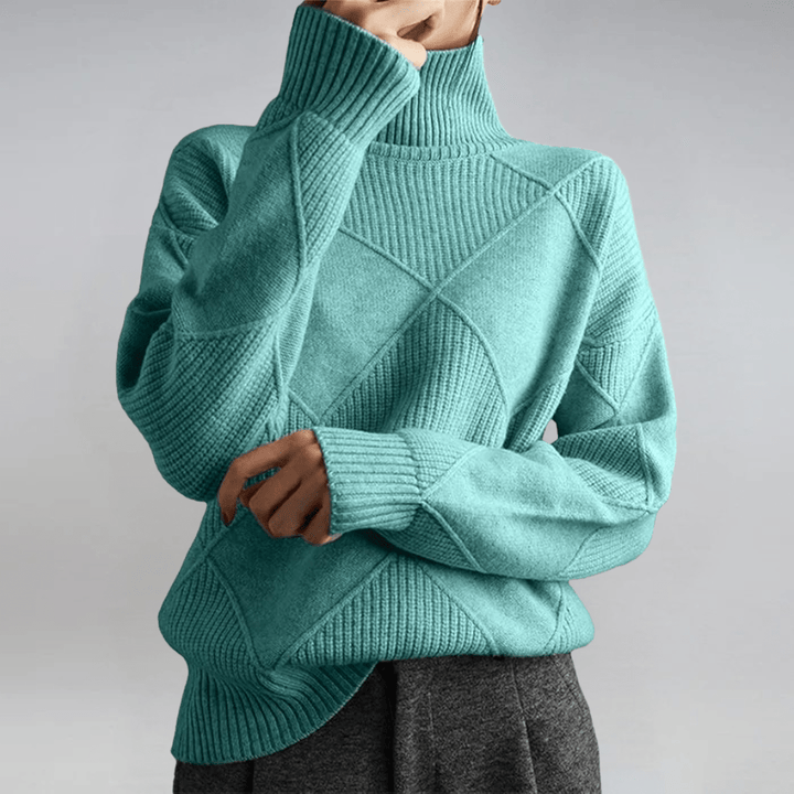 Anne | Luxe Turtleneck Sweater - Barbara benjamin new york