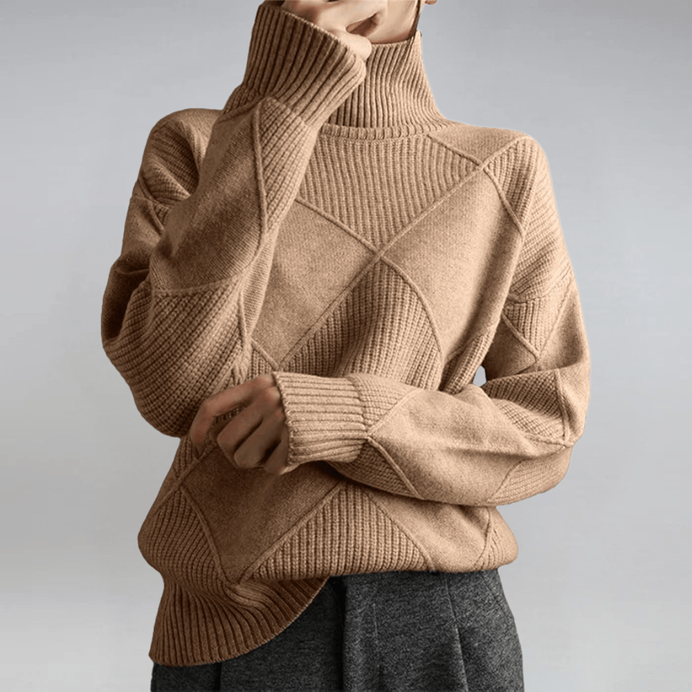 Anne | Luxe Turtleneck Sweater - Barbara benjamin new york