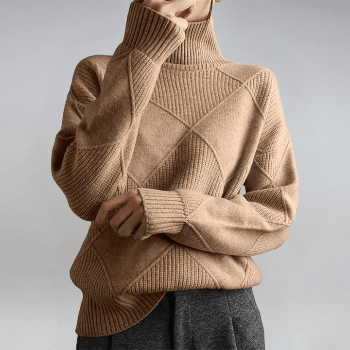 Anne | Luxe Turtleneck Sweater - Barbara benjamin new york