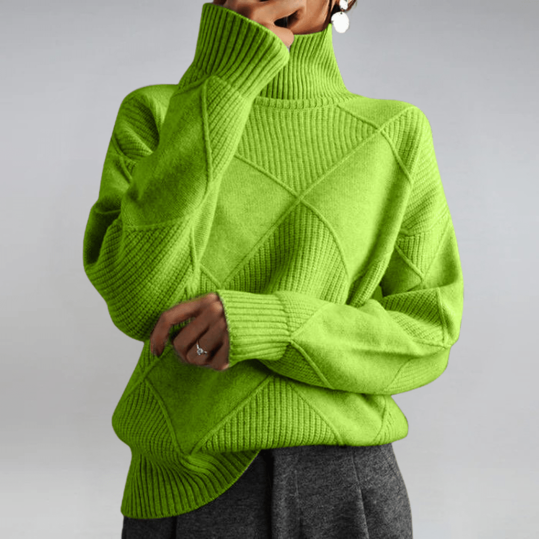 Anne | Luxe Turtleneck Sweater - Barbara benjamin new york