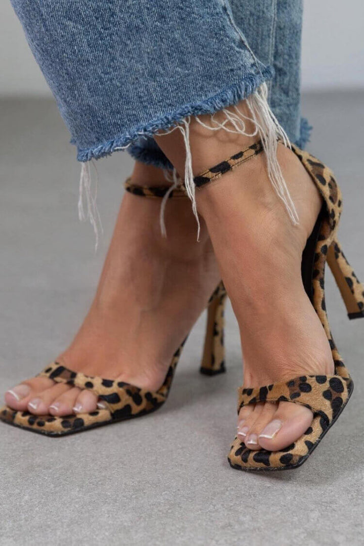 April | Leopard Print Heels - Barbara benjamin new york