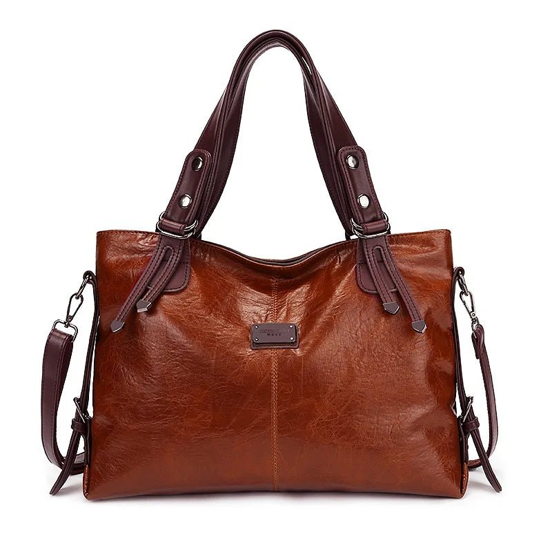 Aralyn - Refined Soft Leather Tote Bag - Barbara & Late Benjamin