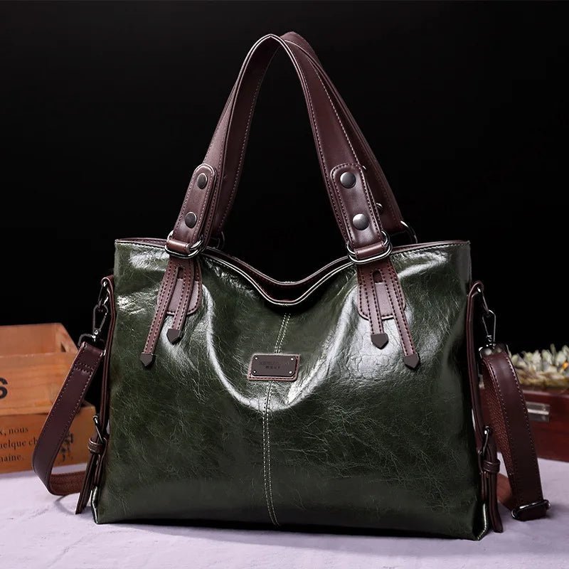 Aralyn - Refined Soft Leather Tote Bag - Barbara & Late Benjamin