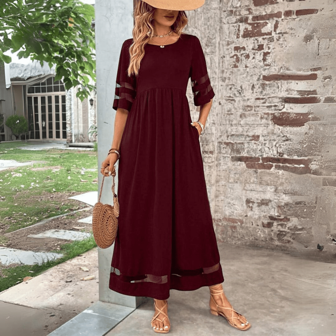 Aubrey™ – Flattering Tummy - Smoothing Midi Dress - Barbara & Late Benjamin