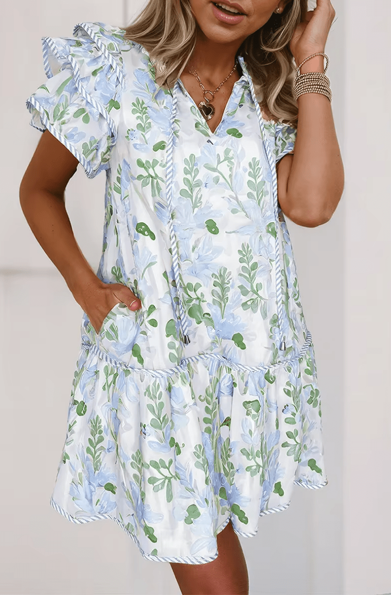 Aura | Blush Mini Dress - Barbara & Late Benjamin