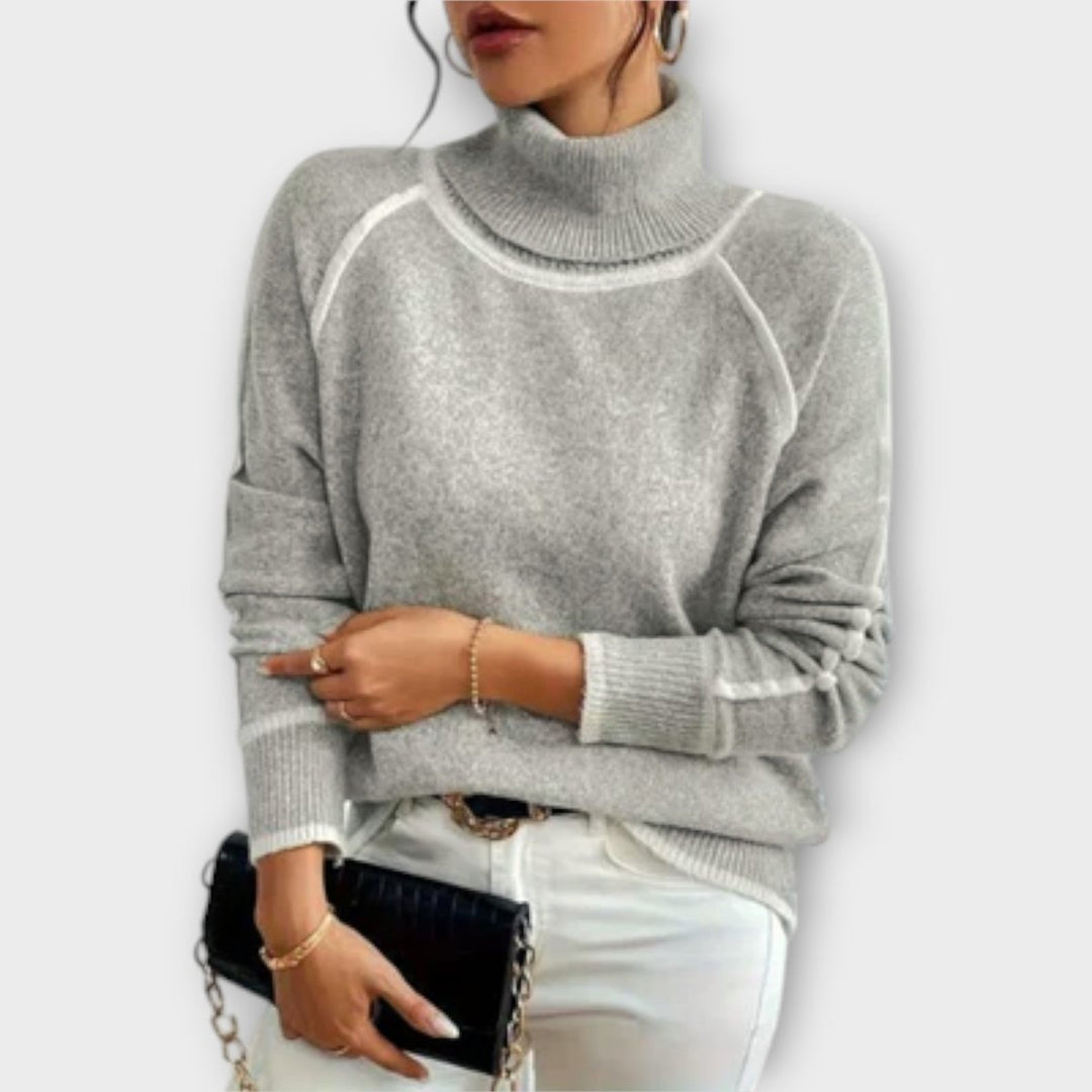 Aurora | Casual Turtleneck Sweater - Barbara benjamin new york