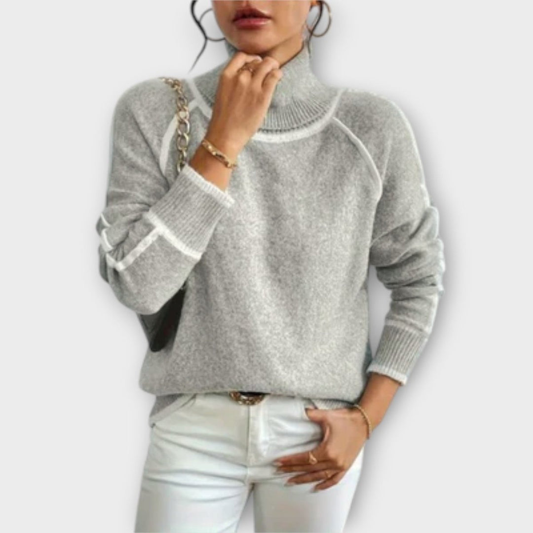 Aurora | Casual Turtleneck Sweater - Barbara benjamin new york