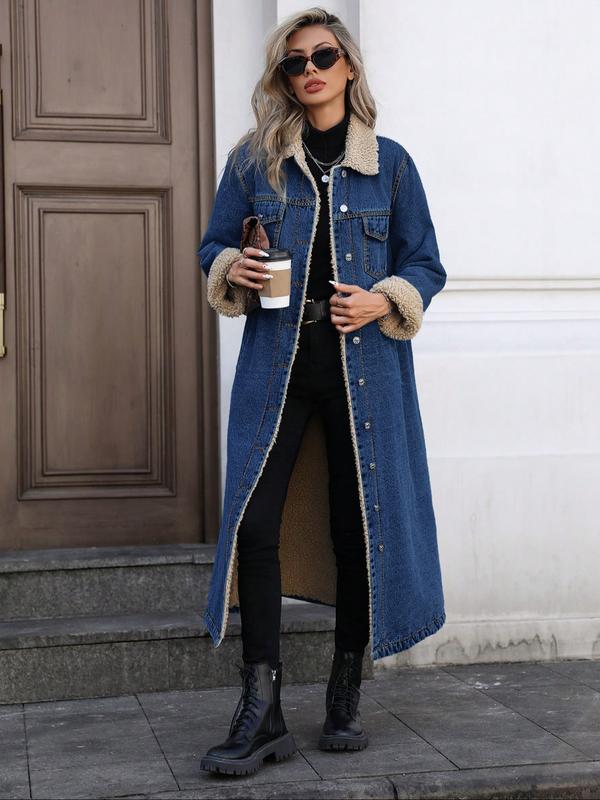 Ava | longline denim trench - Barbara & Late Benjamin