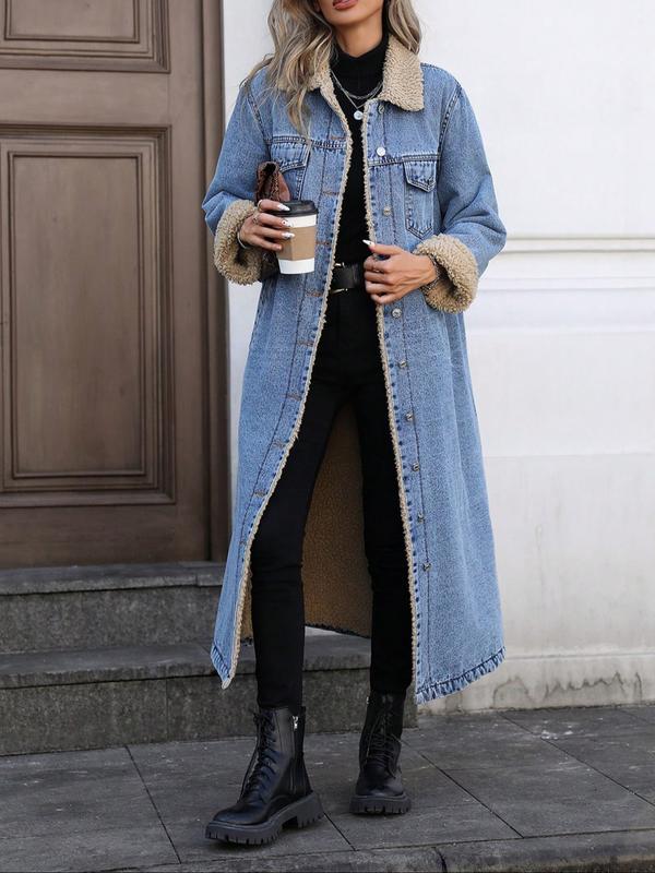 Ava | longline denim trench - Barbara & Late Benjamin