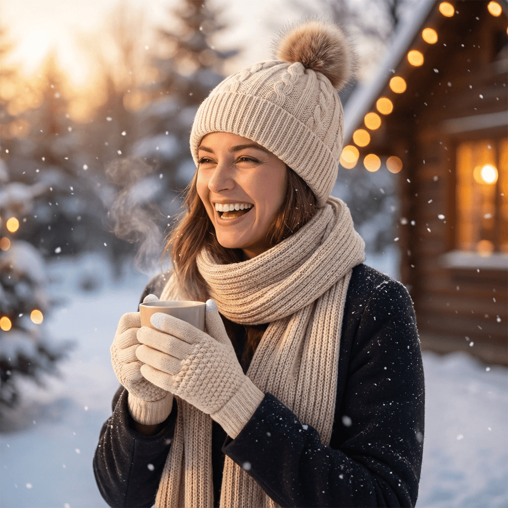 Avery | Cozy Winter Knit Set - Barbara & Late Benjamin