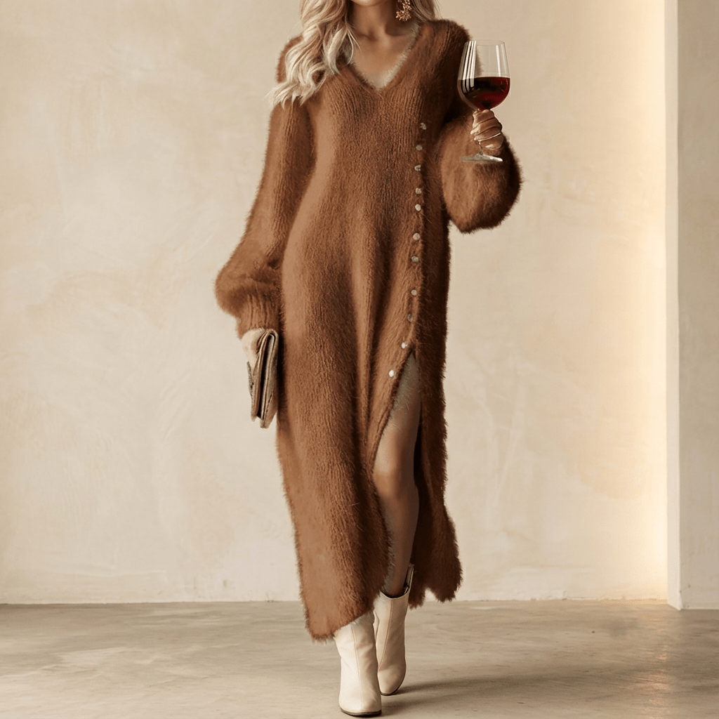 Brielle | Holiday Lounge Dress Bestseller - Barbara & Late Benjamin