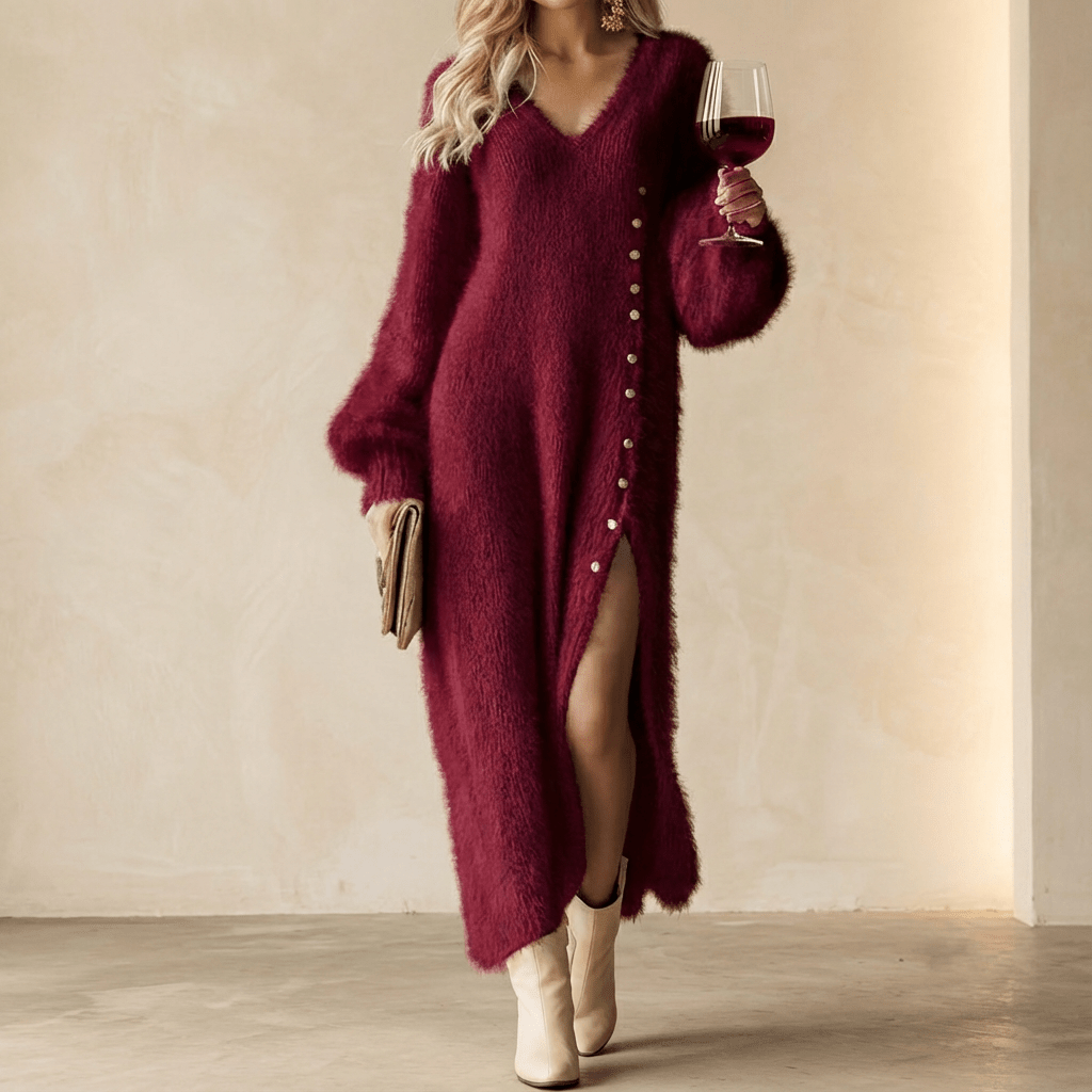 Brielle | Holiday Lounge Dress Bestseller - Barbara & Late Benjamin