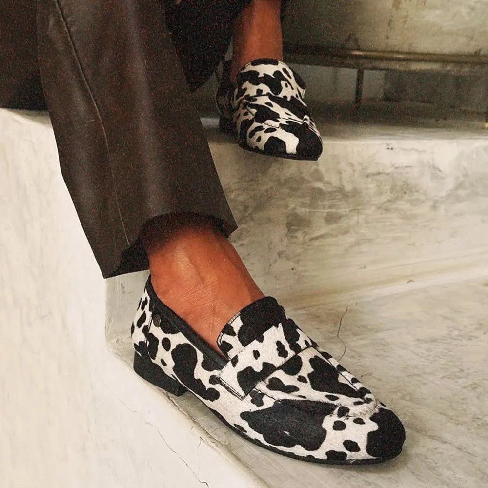 Brynn | Elegant Animal Print Loafers - Barbara benjamin new york